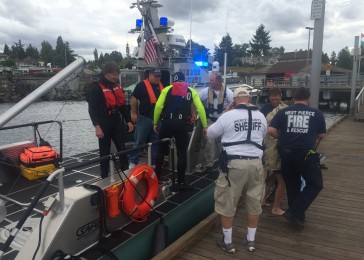 Water Rescue on Puget Sound August 2015