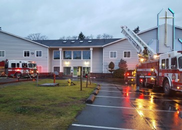 Full Gospel Church fire January 2016
