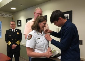 Citizen Life Safety Award, New Assistant Chief, and EMS Week